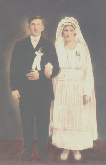 George and
 Anna (Petrak) Koshko's wedding in 1919